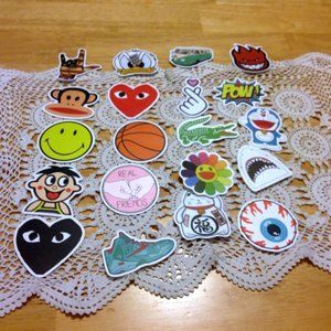 Stickers for kids - Smiley Faces, Shark, Etc